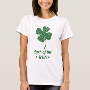 T-shirts patrulhas angustiadas, trevo sortudo