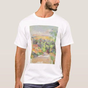 T-shirts Paul Cezanne a curvatura na estrada, 1900-06