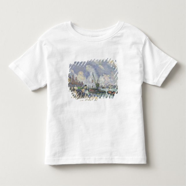 T-shirts Paul Cezanne | Quai de Bercy, Paris, 1873-75 (Frente)