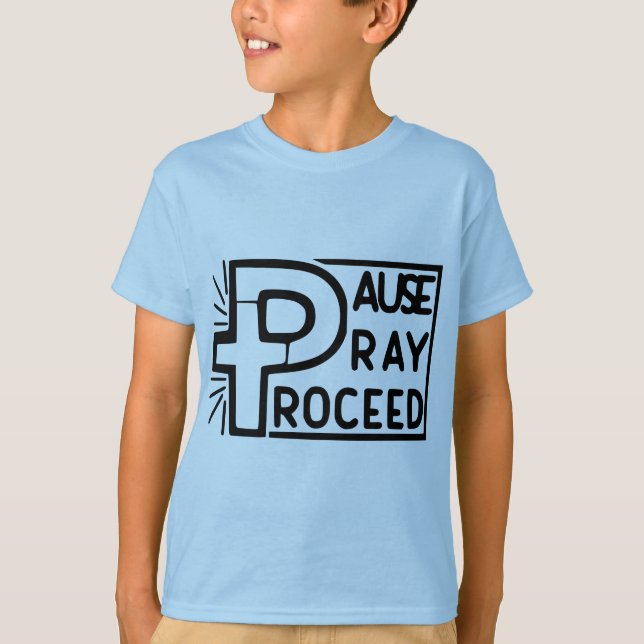 T-SHIRTS PAUSA PRAY PROSSEGUIR (Frente)