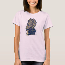T-shirts Pavão 1894 do orgulho e do preconceito de Jane