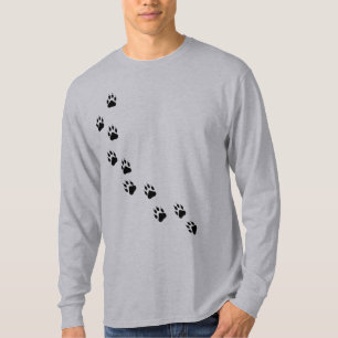 T-shirts Paw Track Animal Care Mens