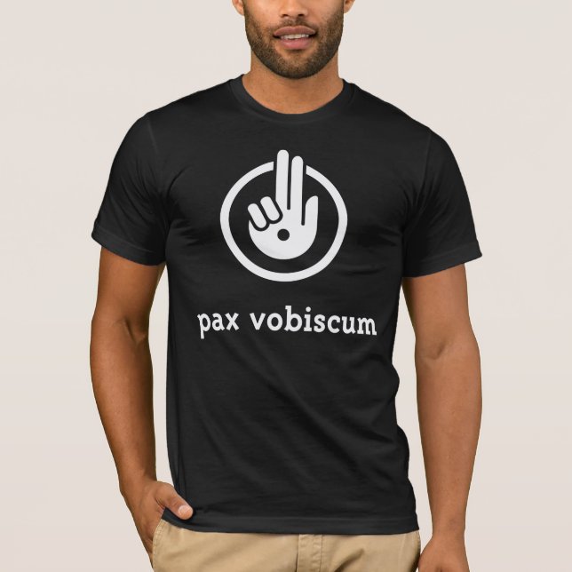 T-shirts Pax Vobiscum (Frente)