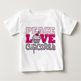 T-shirts Paz, amor & cupcakes!