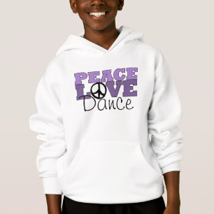 T-shirts Paz, amor & dança