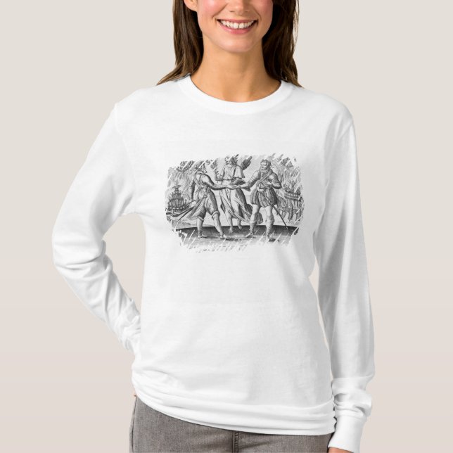 T-shirts Paz com espanha (Frente)