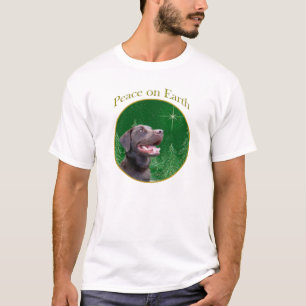 T-shirts Paz de Labrador Retriever (choc)