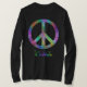 T-shirts Paz do vintage (Frente do Design)