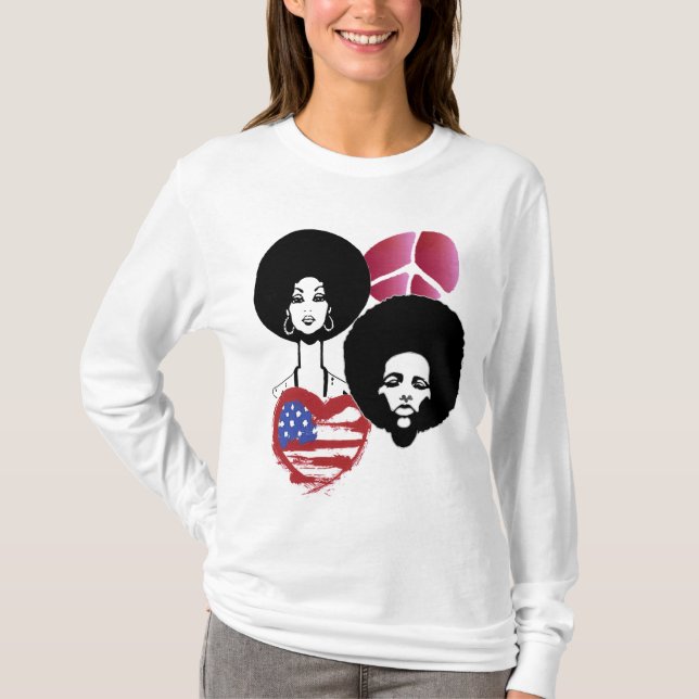 T-shirts paz e amor (Frente)