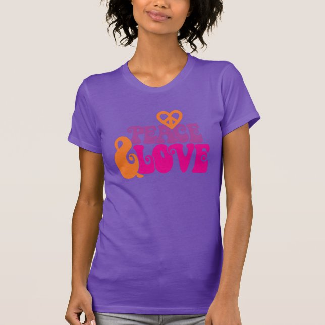 T-SHIRTS PAZ E AMOR (Frente)
