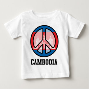 T-shirts Paz em Cambodia
