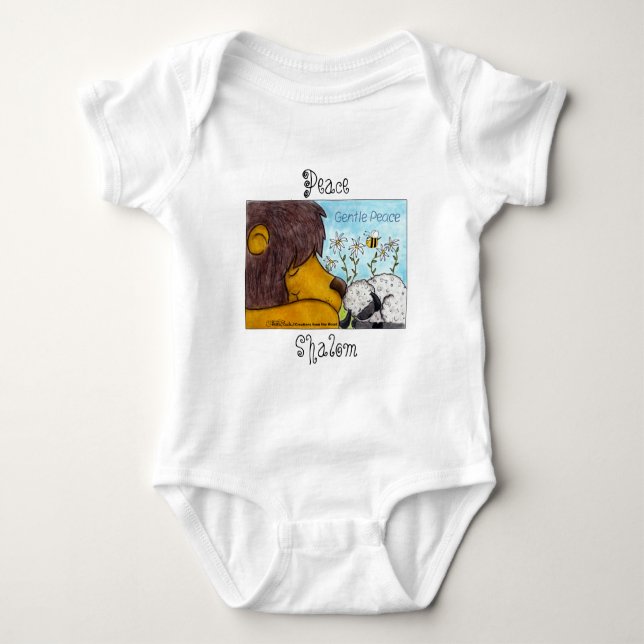 T-shirts Paz Gentil de Leão e Lamb (Frente)