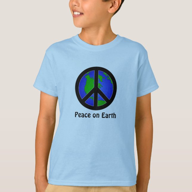 T-shirts Paz mundial (Frente)