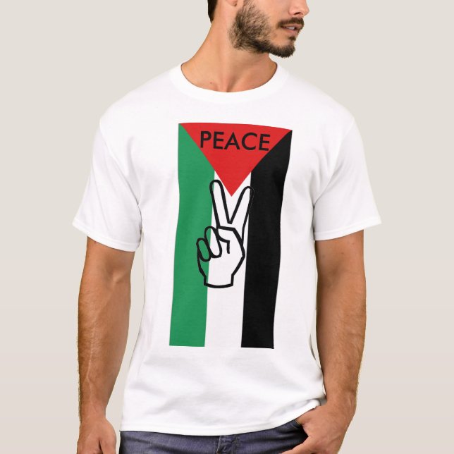 T-SHIRTS PAZ NO TSHIRT DE PALESTINA (Frente)