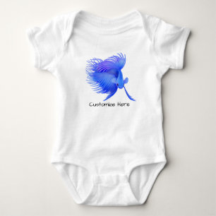 T-shirts PC customizável dos peixes azuis grandes de Betta