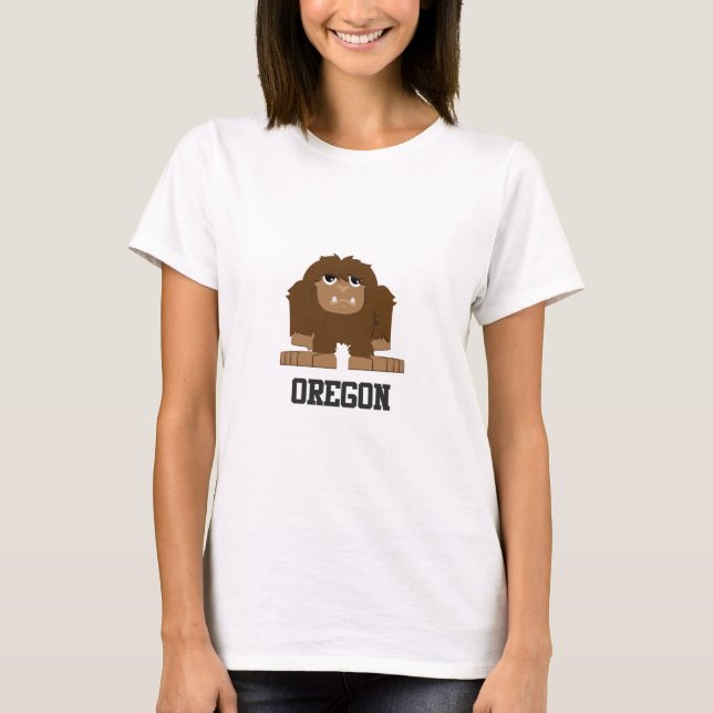 T-shirts Pé Grande de Oregon (Frente)