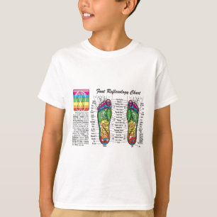T-shirts Pé-Massagem-Reflexology
