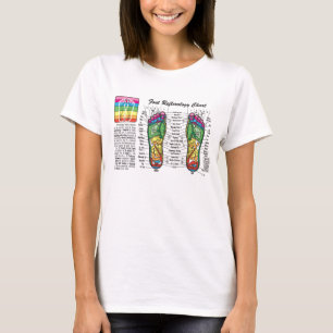 T-shirts Pé-Massagem-Reflexology