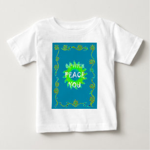 T-shirts Peace Be with You Art Impressão