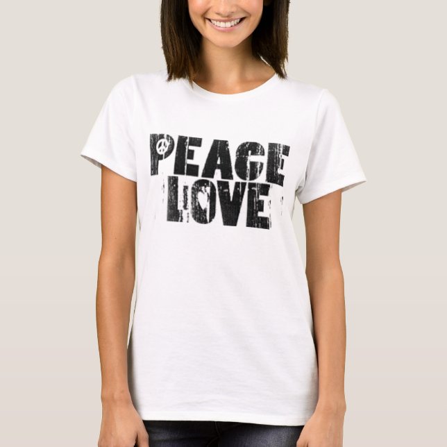 T-shirts peace&love (Frente)