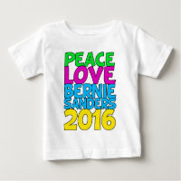 Peace Love Bernie Sanders 2016