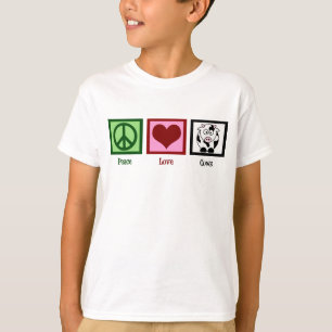 T-shirts Peace Love Cows Kids