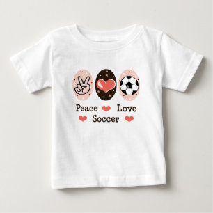 T-shirts Peace Love Soccer Baby shirt