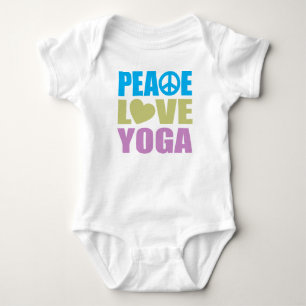 T-shirts Peace Love Yoga
