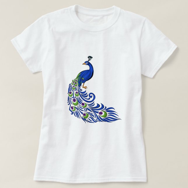 T-shirts Peacock (Frente do Design)