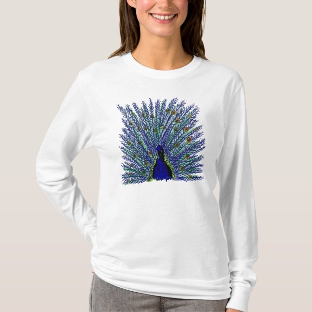 T-shirts Peacock damolhona (Frente)