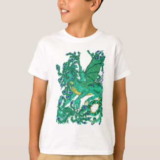 T-shirts Peacock Dragon
