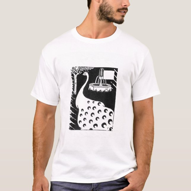 T-shirts Peacock motif, de "Le Morte d'Arthur" (lito) (Frente)
