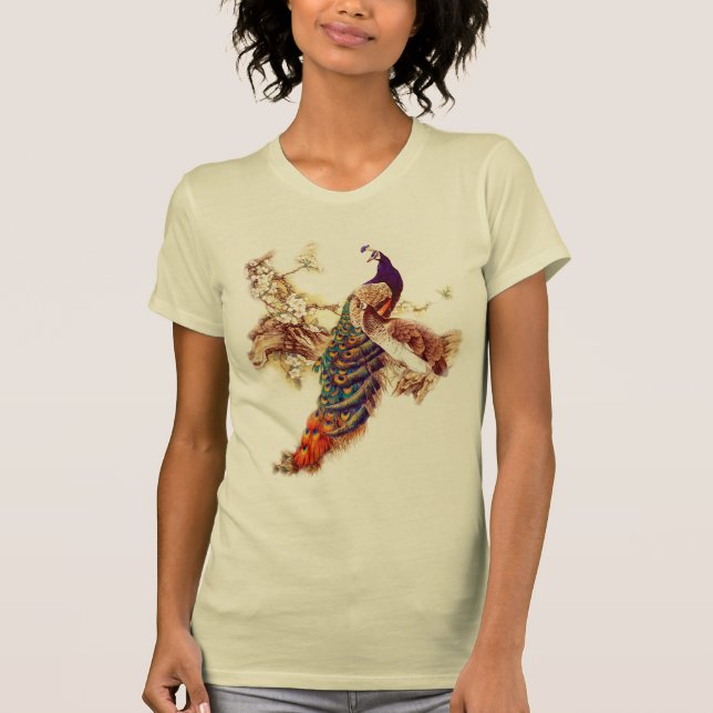 T-shirts Peacock Royal (Frente)