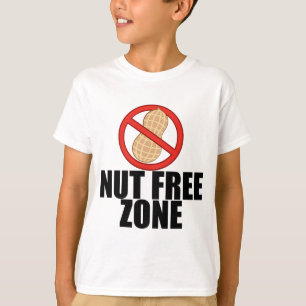 T-shirts Peanut Alergia Nut Free Kid