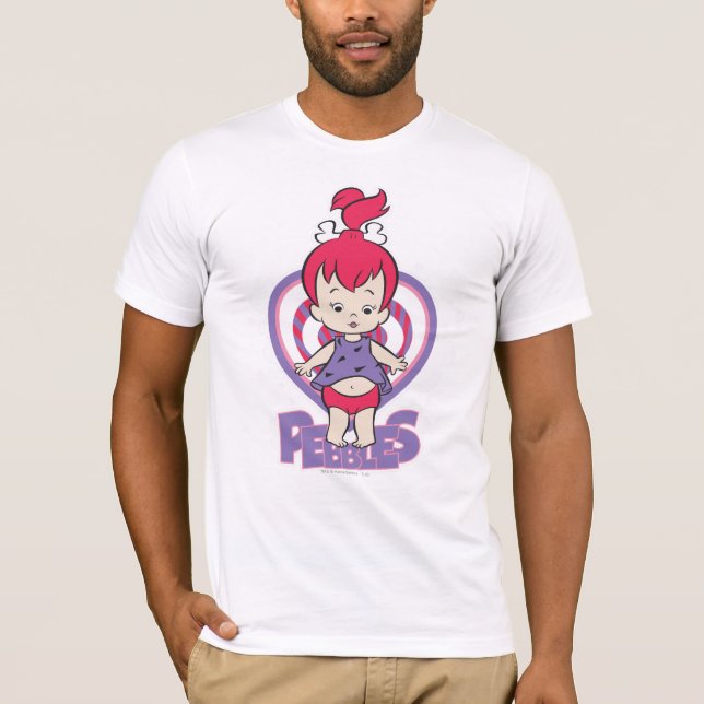 T-shirts PEBBLES™ A Partir De Bedrock (Frente)
