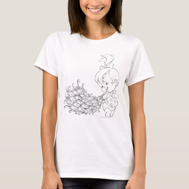 T-shirts PEBBLES™ Em Pavão (Frente)