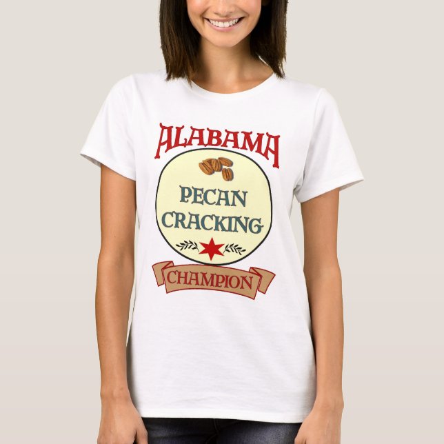 T-shirts Pecan Alabama Cracking (Frente)