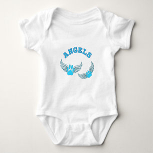 T-shirts Peças De Anjo Azul