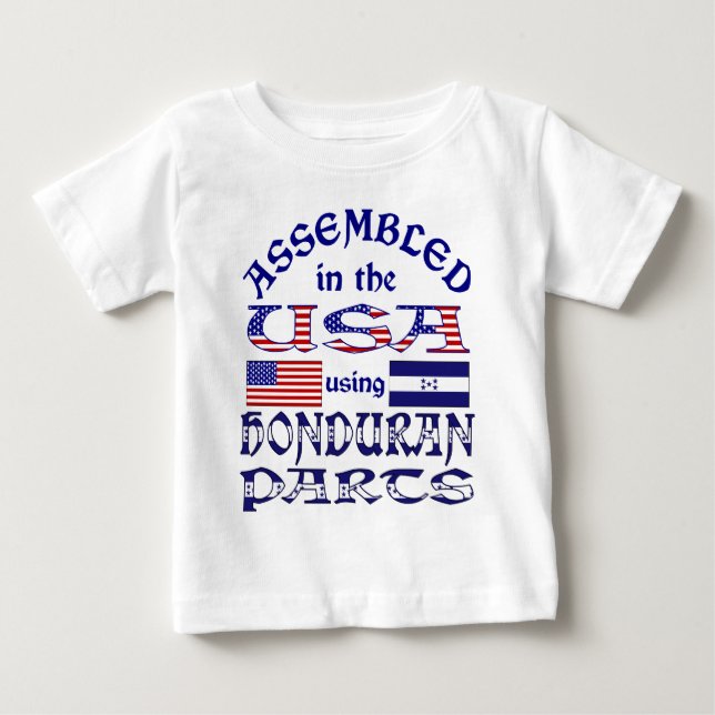 T-shirts Peças Hondurenhas Frente (Frente)