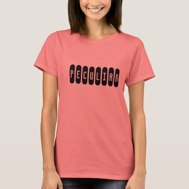 T-shirts Peculiar (Frente)
