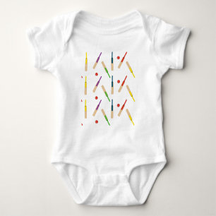 T-shirts Pedaços de críquete/ bolas Vest
