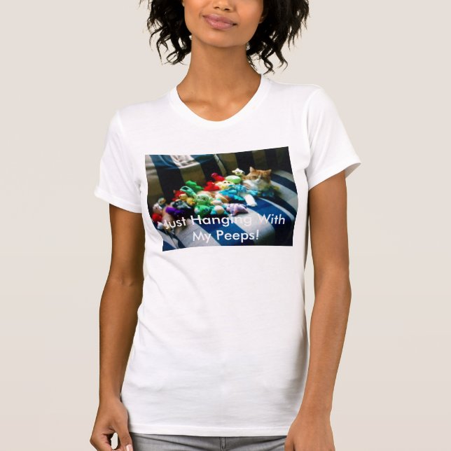T-shirts Peep. do Gatinho-Gato (Frente)