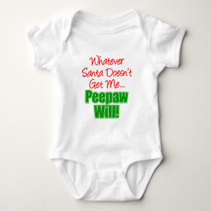 T-shirts Peepaw melhor do que o papai noel
