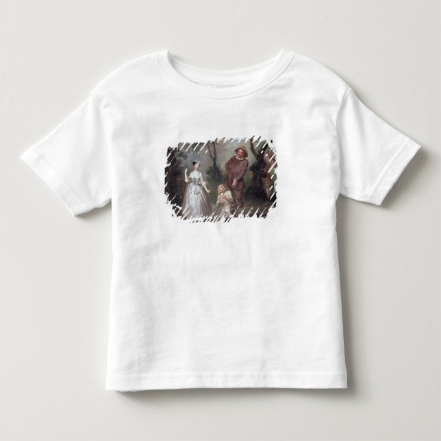 T-shirts Peg Woffington como Rosalind com Celia e Touchsto (Frente)