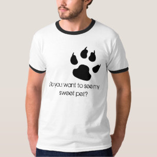 T-shirts Pegada felino