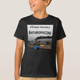 T-shirts Pegadas de carbono - Antropoceno