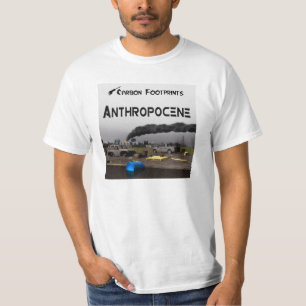 T-shirts Pegadas de carbono - Antropoceno