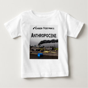 T-shirts Pegadas de carbono - Antropoceno