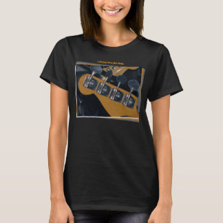 T-shirts pegs de afinação de violão