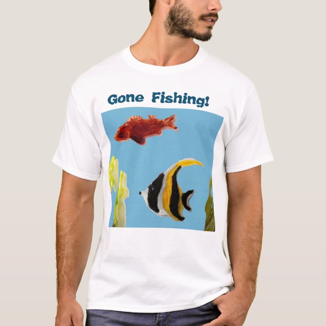 T-shirts Peixe Art Blue Sea (Frente)